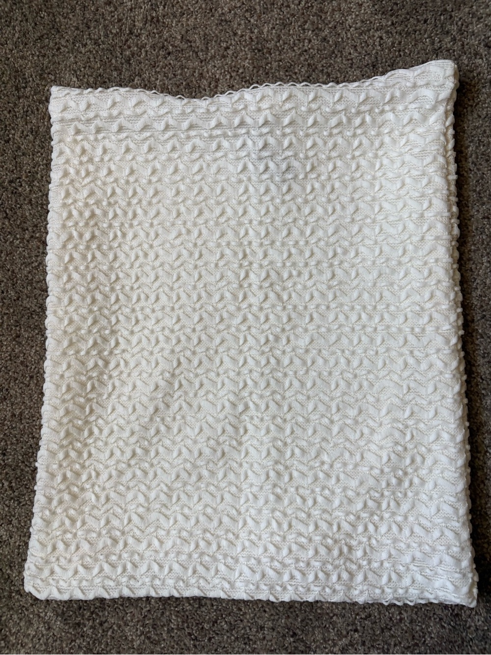 Blue Rain Cream Woven Skirt
